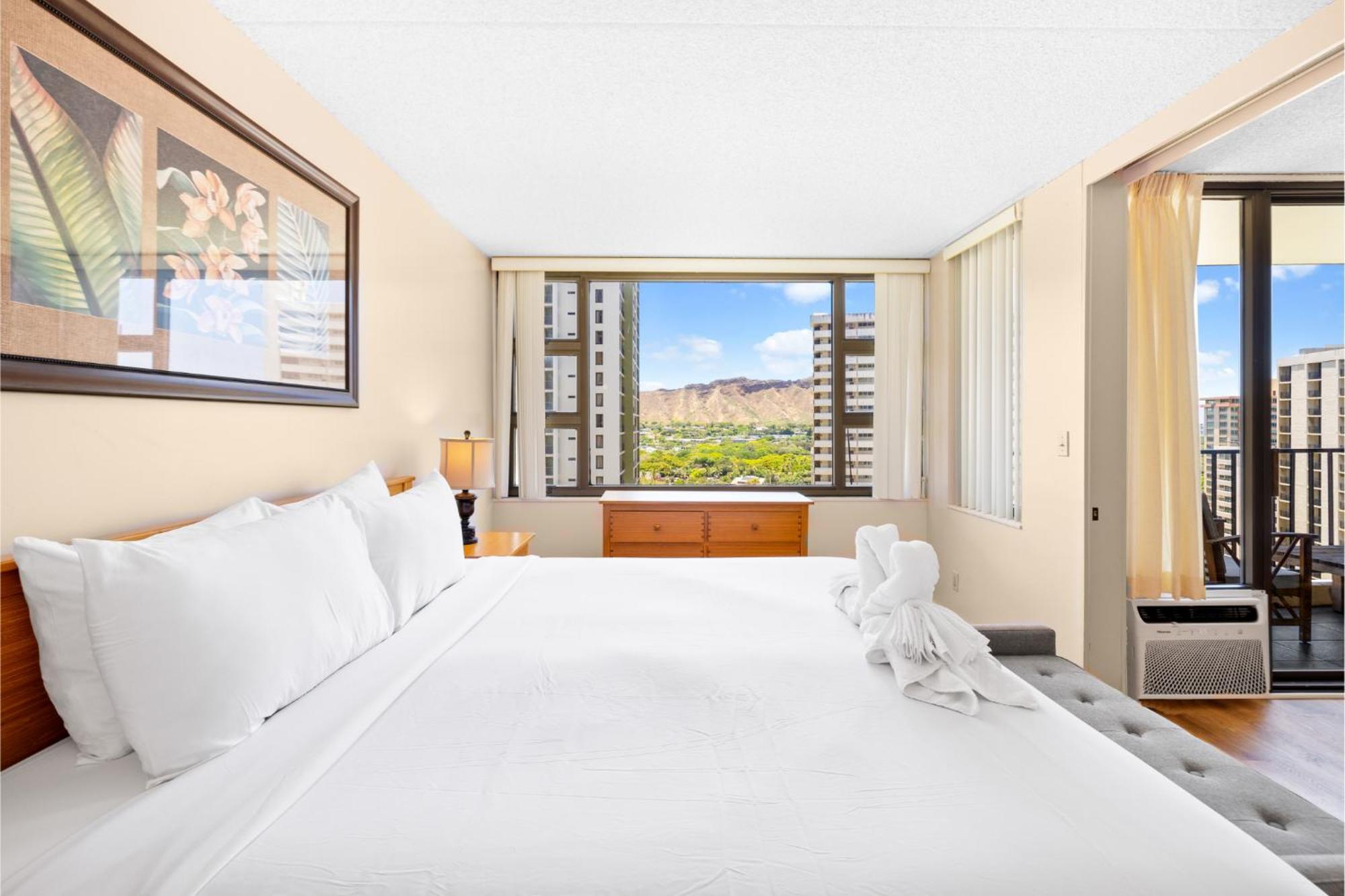 Waikiki Banyan T1-19Th Fl King Size Bed Villa Honolulu Exterior photo
